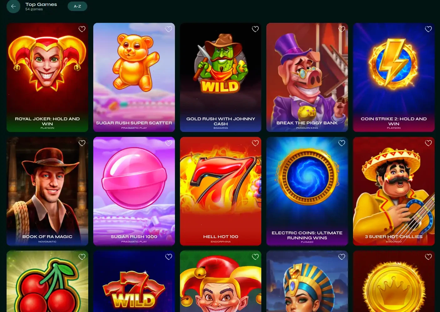 Interface d'accès rapide Viggoslots casino en ligne