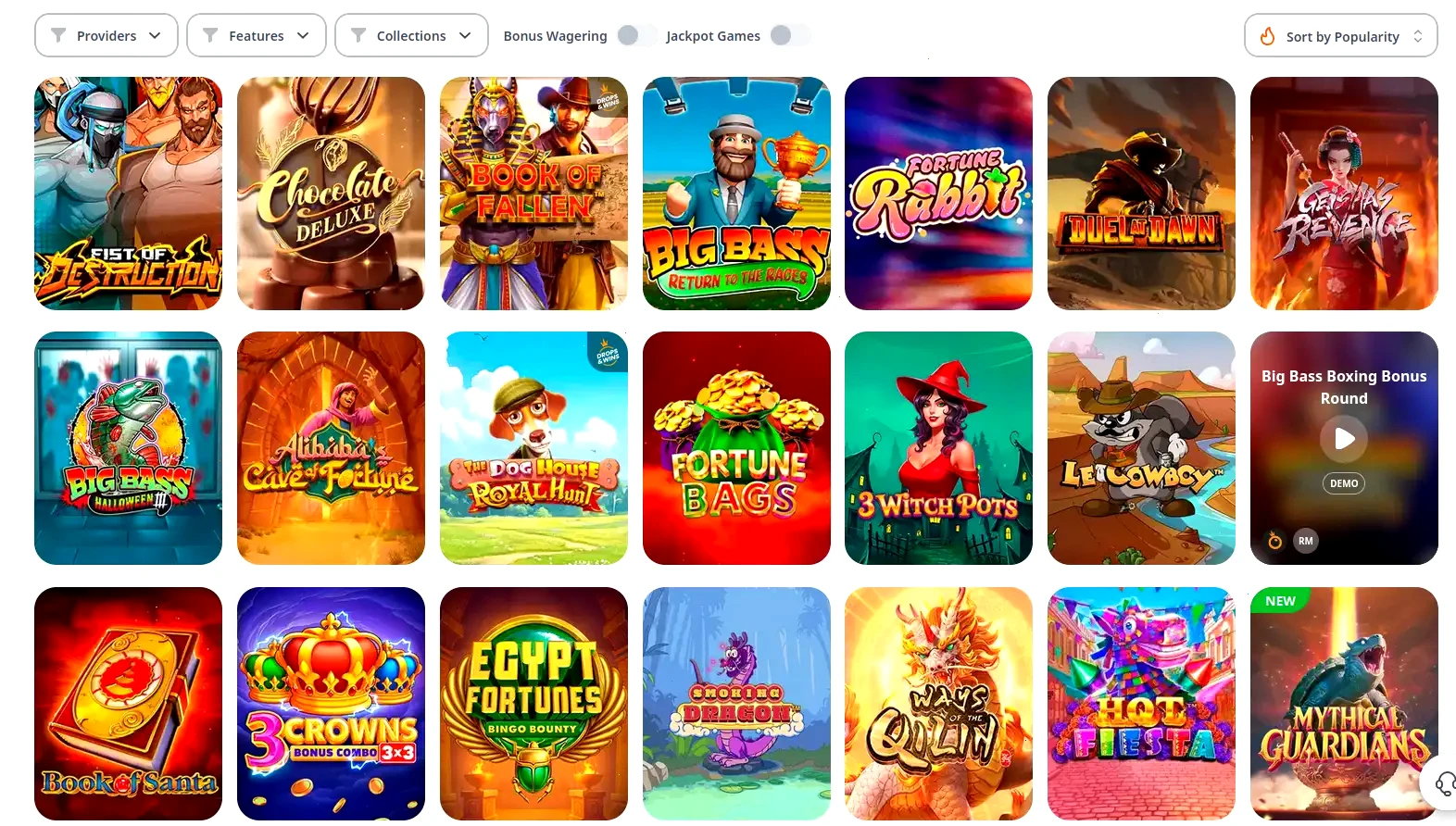 Viggoslots casino en ligne interface